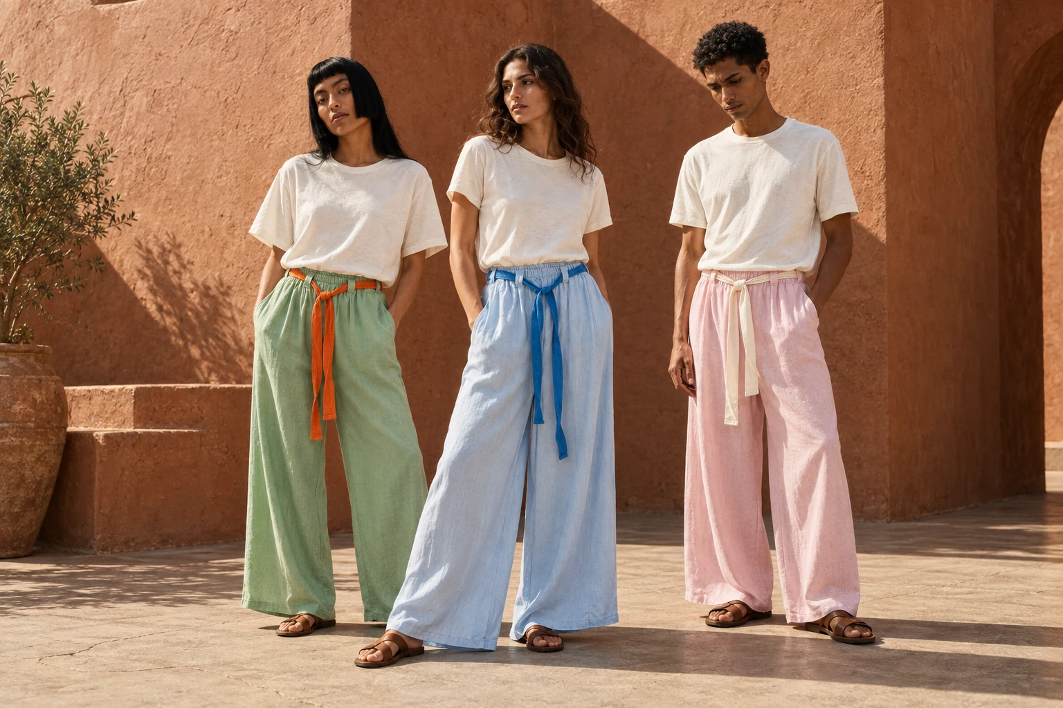 Pantalón Málaga, en escena